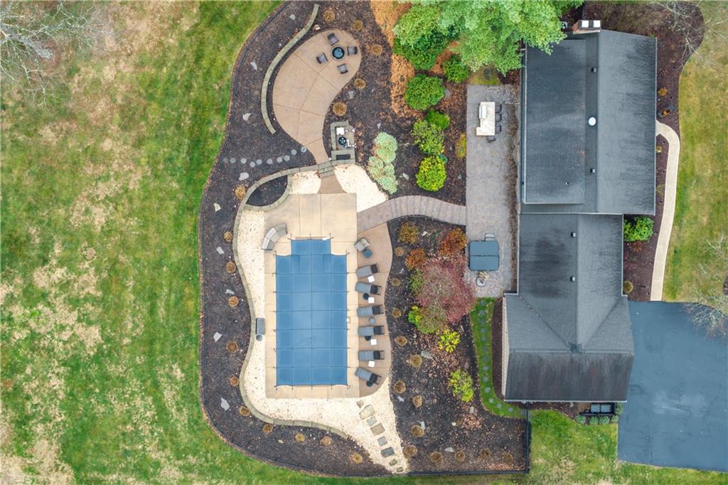 500 Davis School Road Washington, PA 15301 - Photo 48 of 48 an aerial view of a house with a garden view