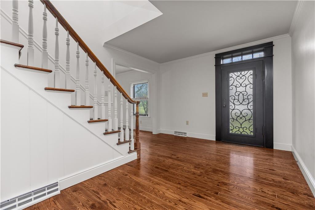 500 Davis School Road Washington, PA 15301 - Photo 8 of 48 a view of an entryway with wooden floor