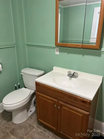 a view of open space with garden