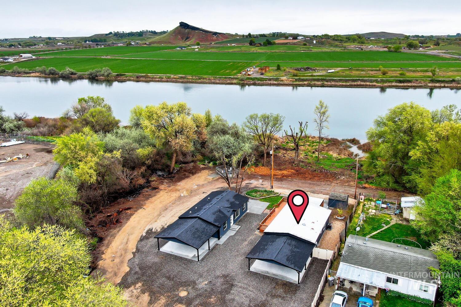 162 1st Street North Marsing, ID 83639 - Photo 2 of 39 Aerial view of a nearby body of water
