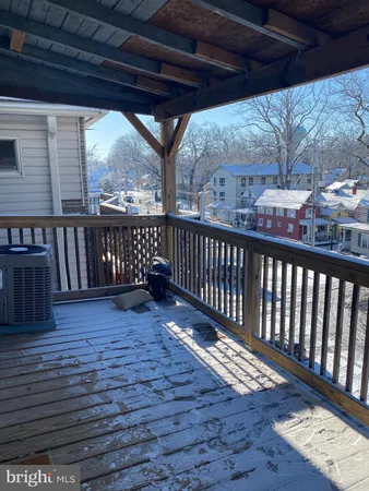 a view of a porch