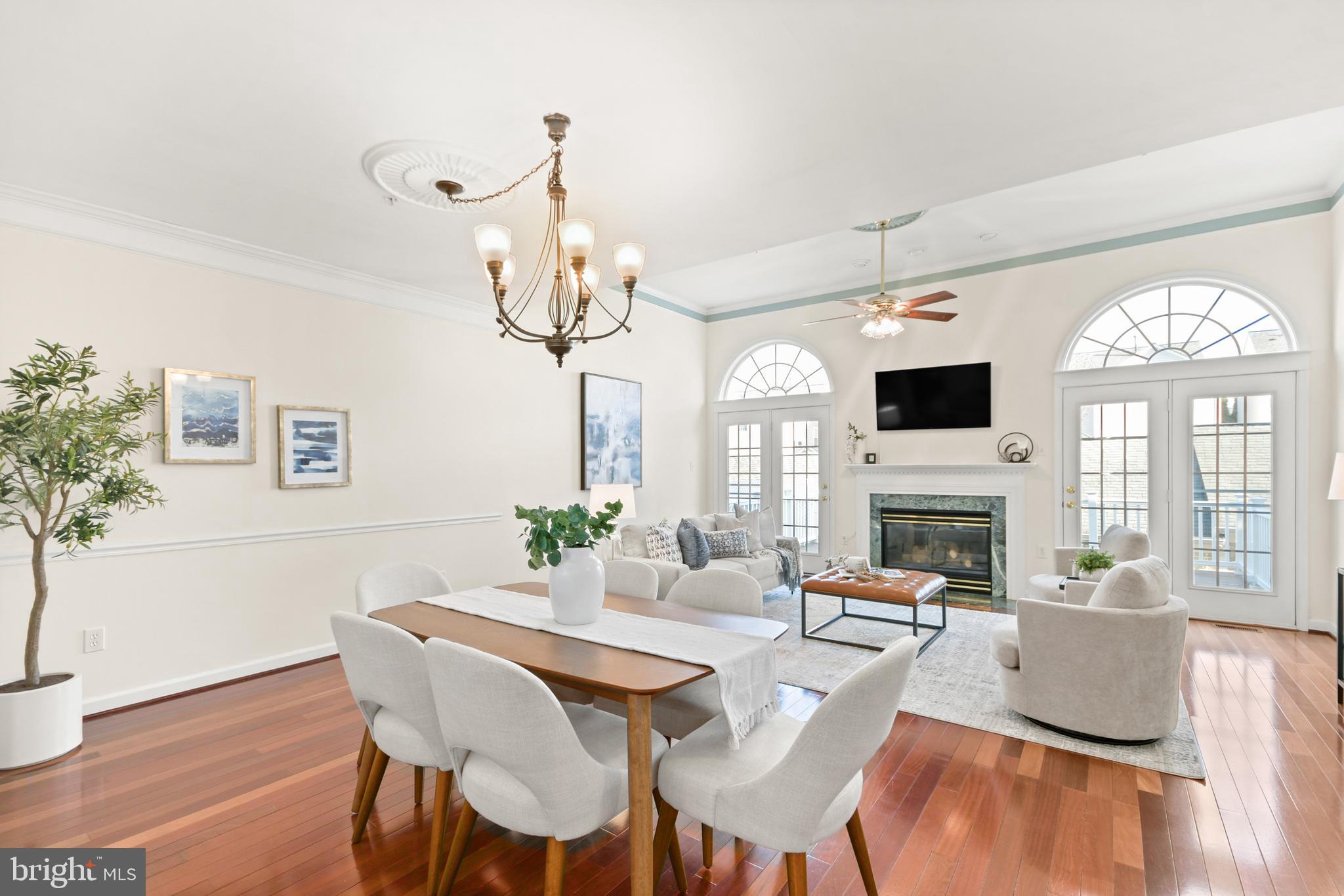 8814 Lew Wallace Road Frederick, MD 21704 - Photo 3 of 64 Open concept living/dining area combo ...