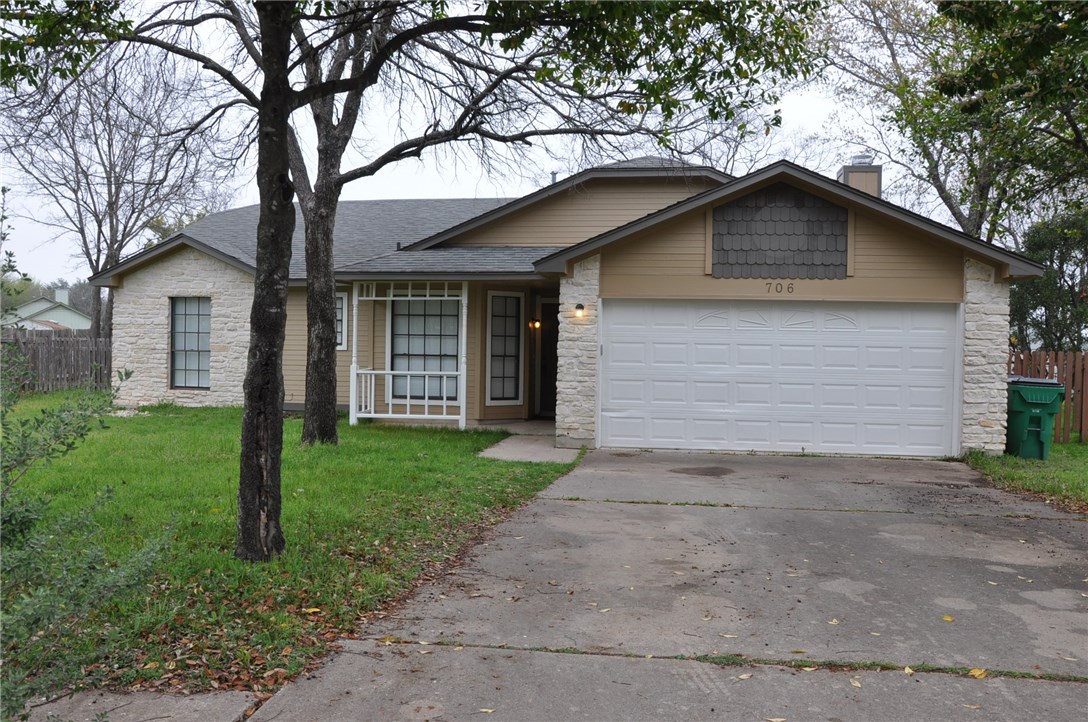 a small house with a outdoor space