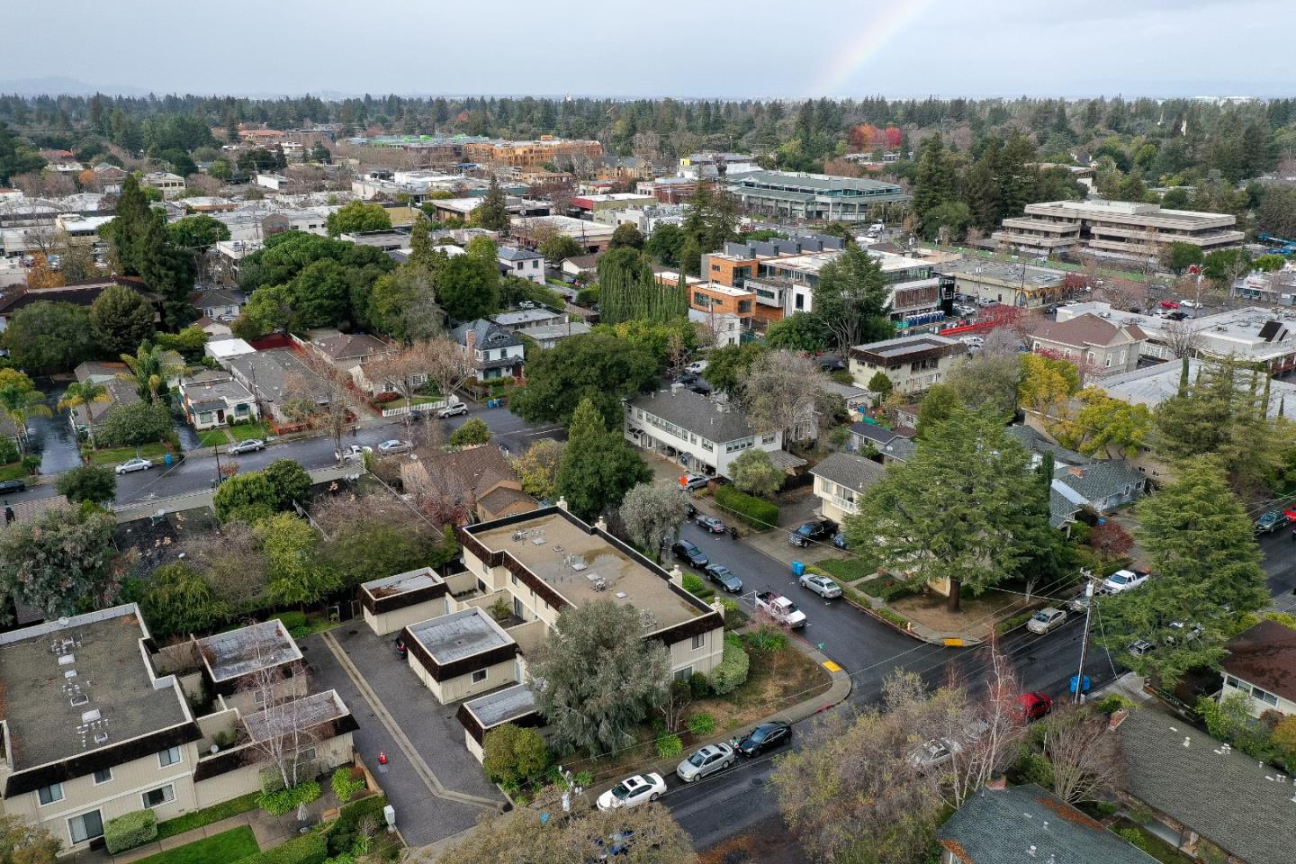 803 Curtis Street Menlo Park, CA 94025 - Photo 15 of 17 an aerial view of multiple house