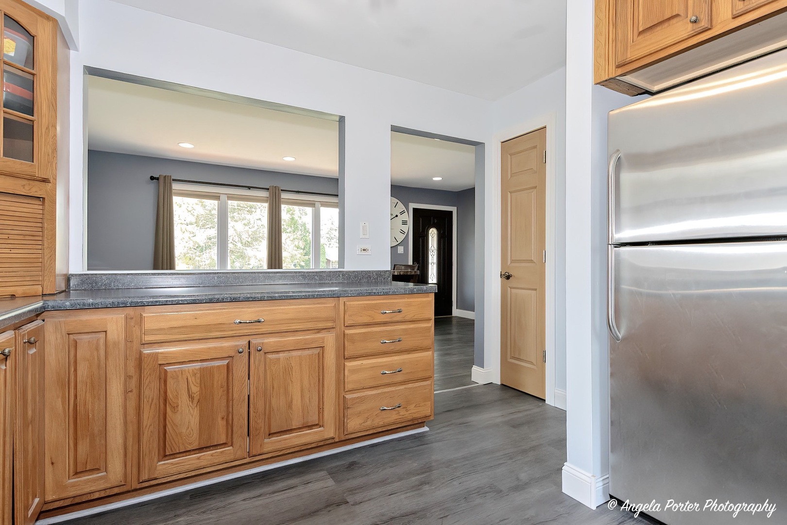 417 Deerpath Drive Lindenhurst, IL 60046 - Photo 6 of 23 a bathroom with a granite countertop sink and a mirror