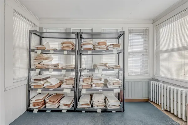 a view of store room with racks