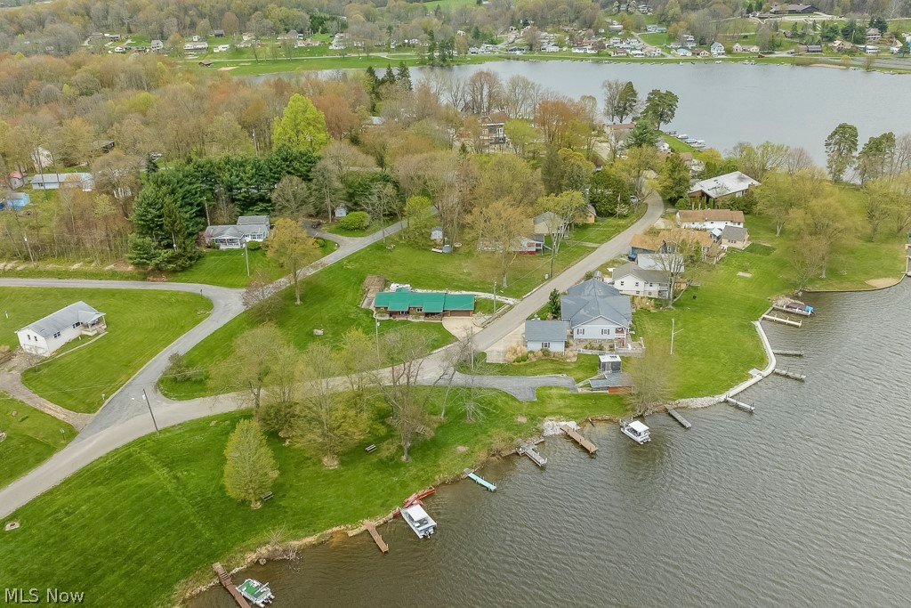 6939 Lakeview Road Hanoverton, OH 44423 - Photo 39 of 42 Bird's eye view featuring a water view