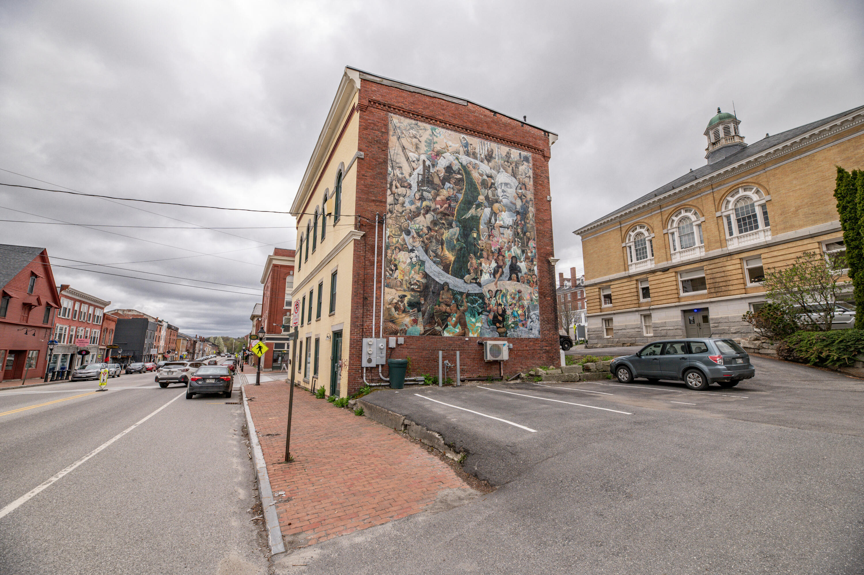 89 Water Street, Unit 2 Hallowell, ME 04347 - Photo 14 of 30 Mural on Rear of Building