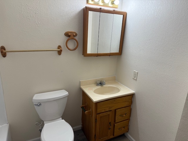 312 East Hester Street Carbondale, IL 62901 - Photo 13 of 14 a bathroom with a toilet sink and mirror