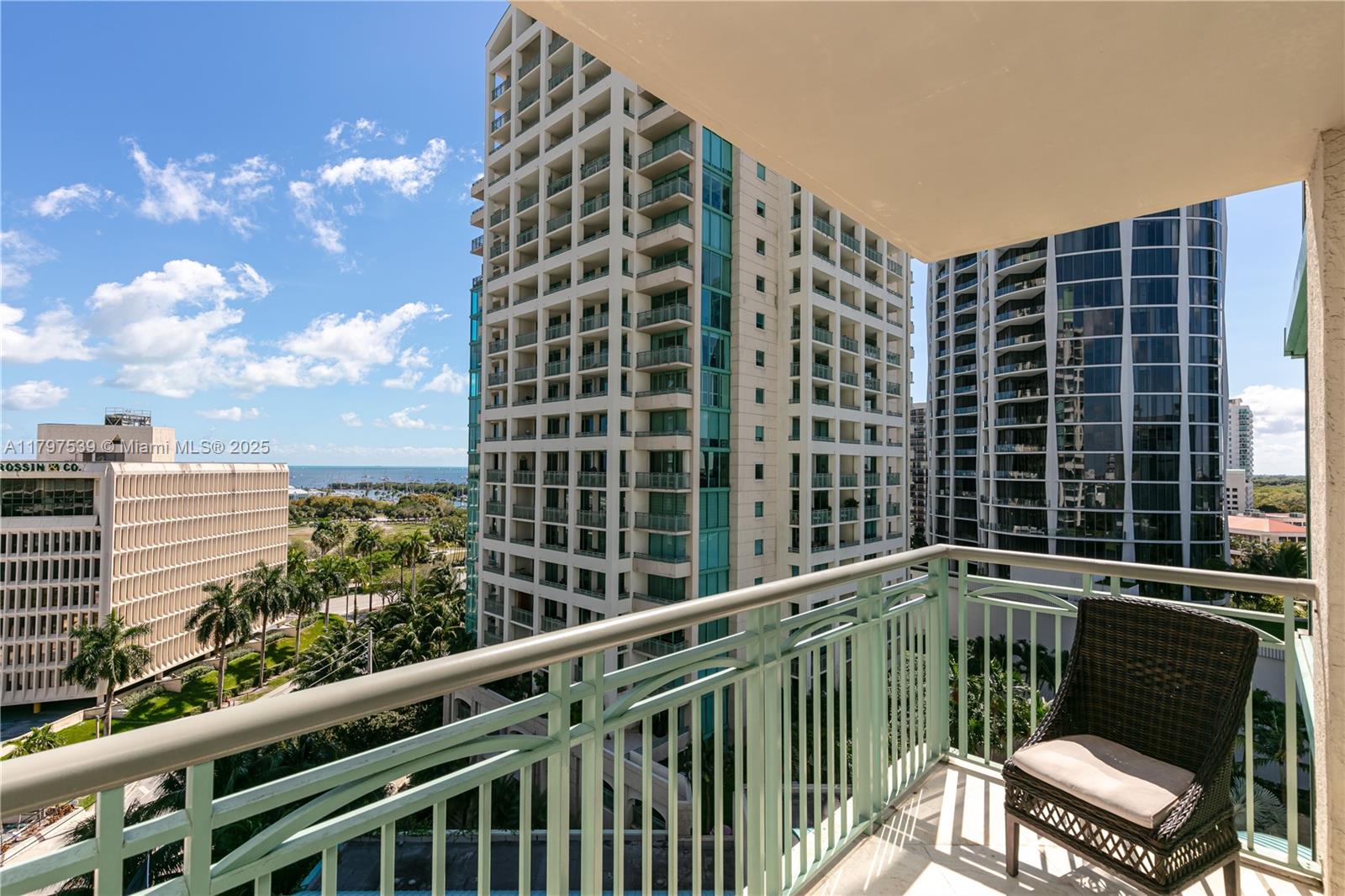 3350 Southwest 27th Avenue, Unit 902 Miami, FL 33133 - Photo 35 of 40 a view of balcony with a potted plant