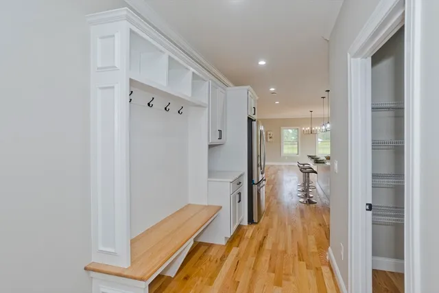 a bathroom with a sink and a shower