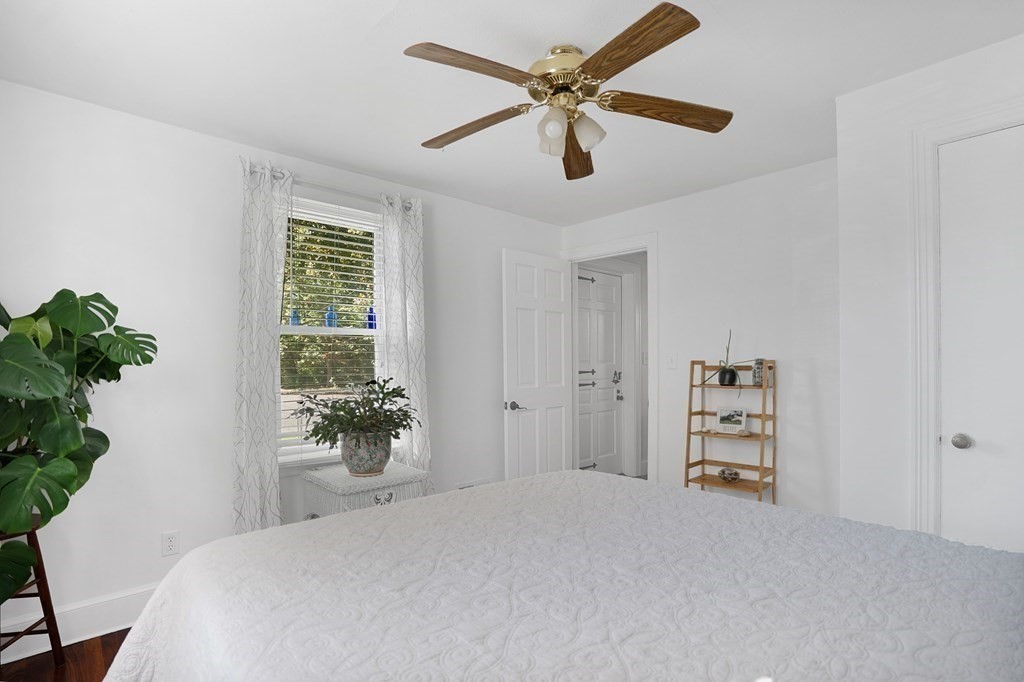 49 Marchioness Road Springfield, MA 01129 - Photo 16 of 35 a bedroom with a bed and a potted plant