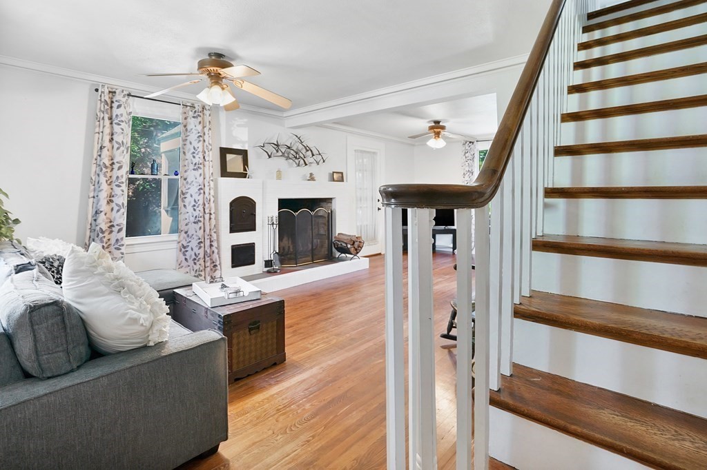 49 Marchioness Road Springfield, MA 01129 - Photo 3 of 35 a living room with furniture and a fireplace