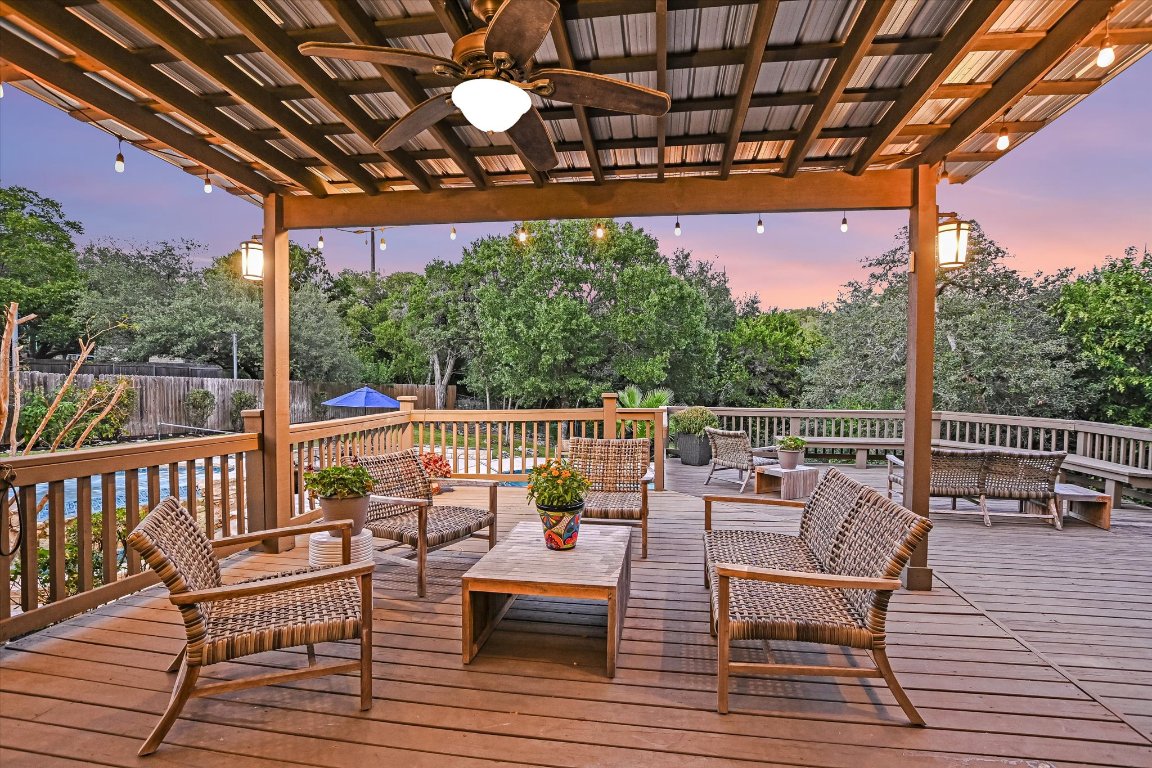 5507 Mt Bonnell Road Austin, TX 78731 - Photo 27 of 35 a view of a chairs and tables on the roof deck
