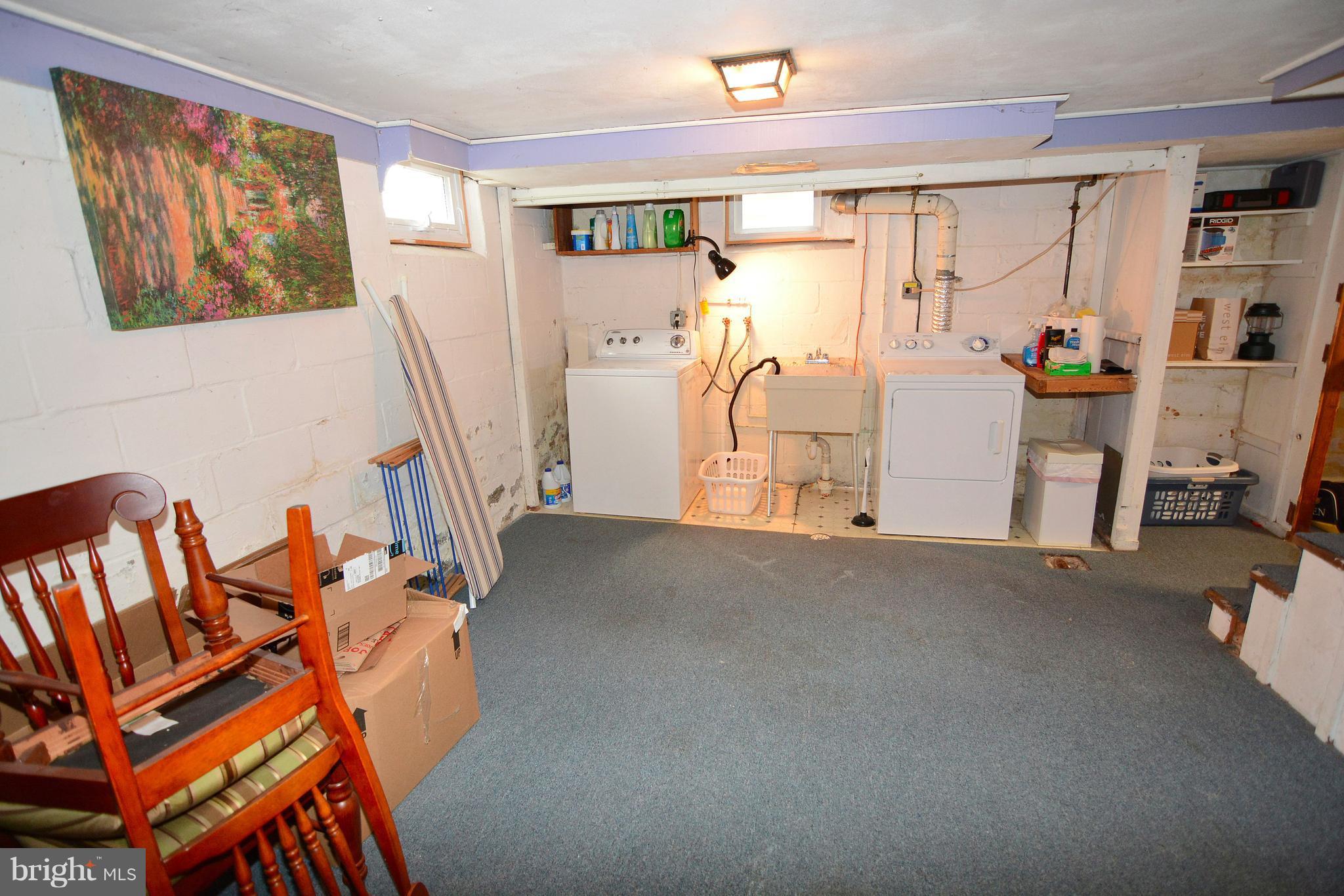 614 Dunkirk Road Baltimore, MD 21212 - Photo 16 of 30 Lower level Laundry or other useful space