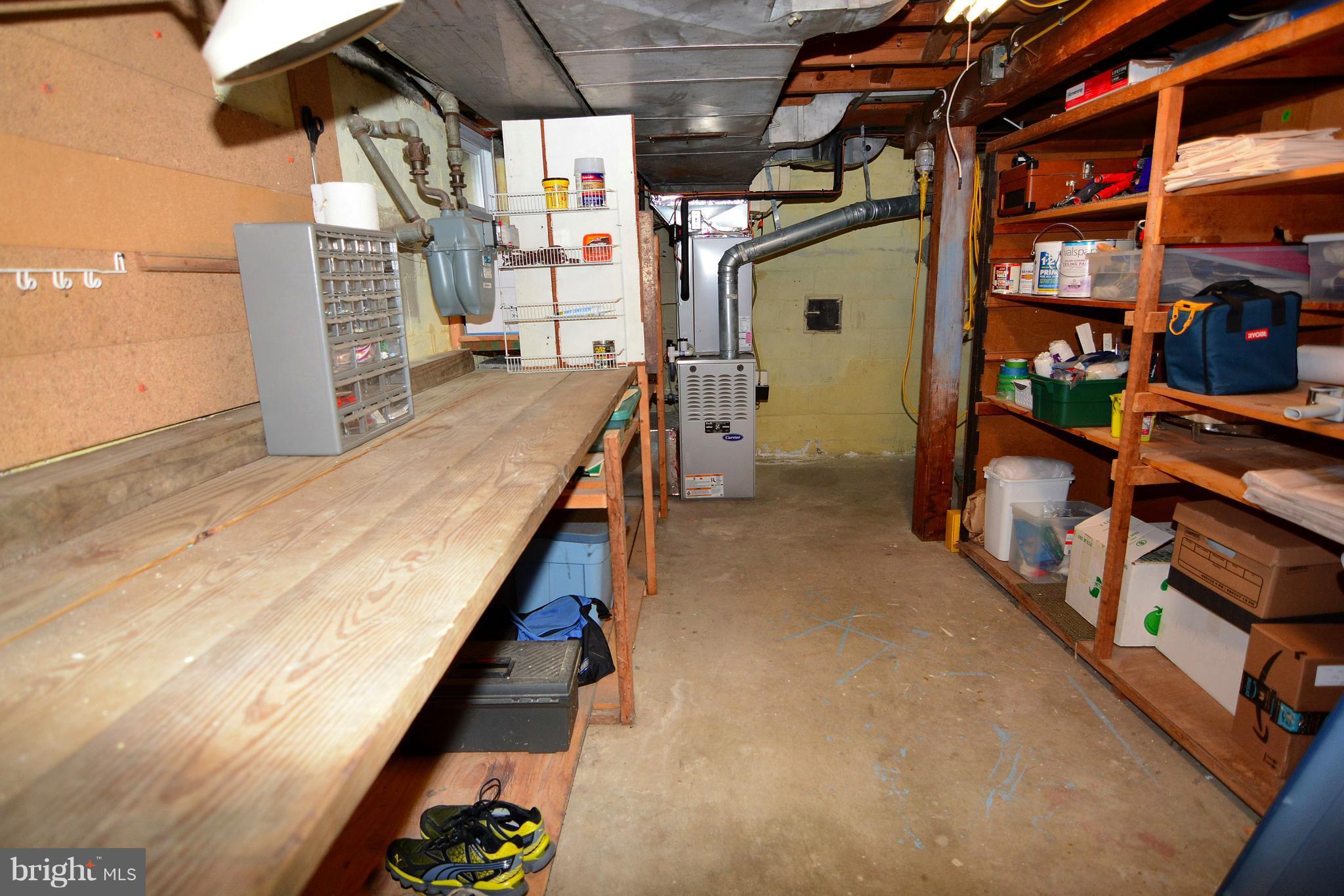 614 Dunkirk Road Baltimore, MD 21212 - Photo 17 of 30 Lower Level Utility Room with Excess storage