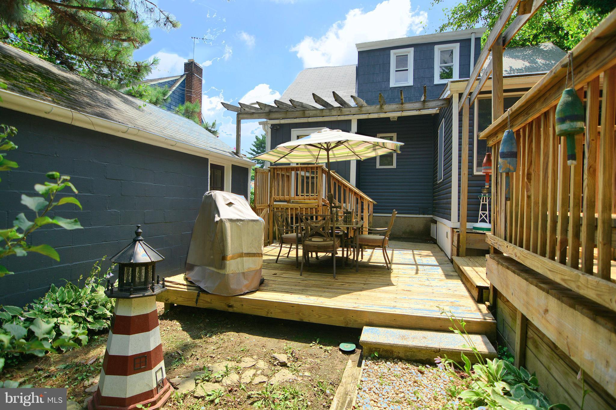 614 Dunkirk Road Baltimore, MD 21212 - Photo 21 of 30 Nicely landscaped with mature trees, deck and yard