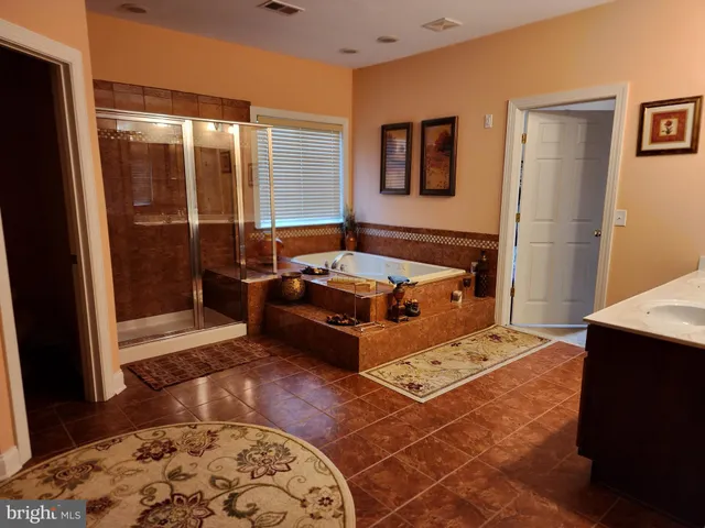 a living room with a couch and a table