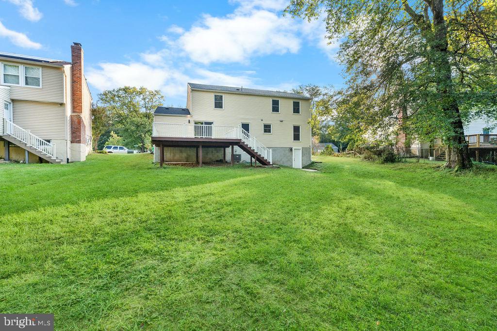 10401 Bald Hill Road Bowie, MD 20721 - Photo 9 of 44 Spacious backyard with serene surroundings.