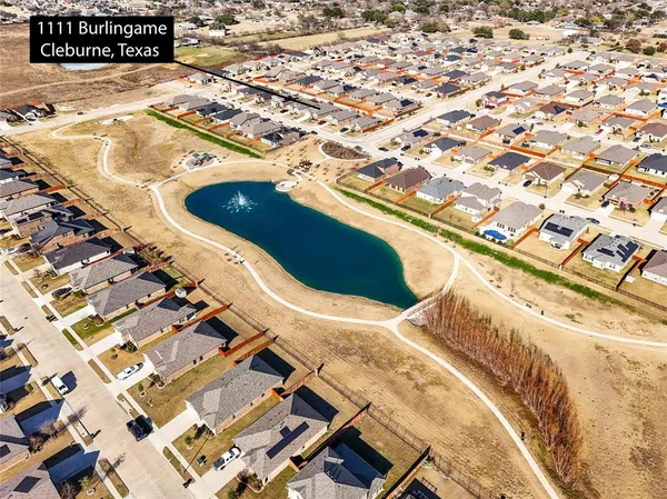 an aerial view of a building