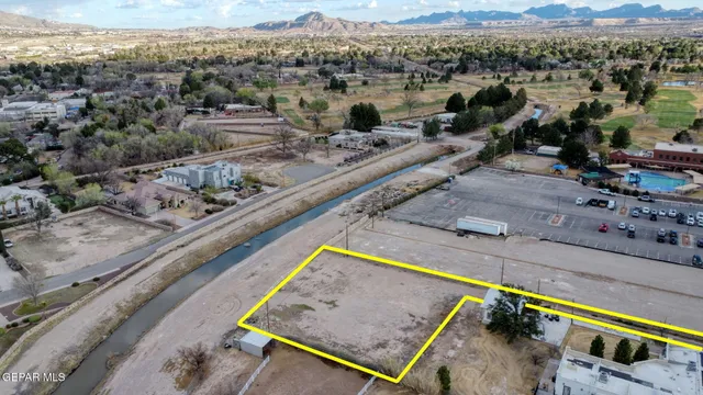 a view of a lake with a mountain