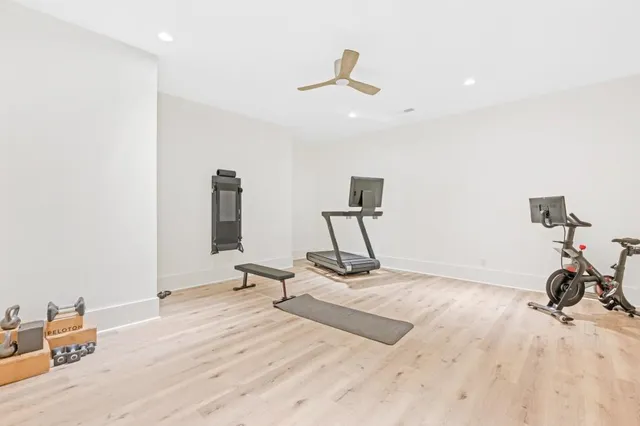 a view of a swimming pool with a yard