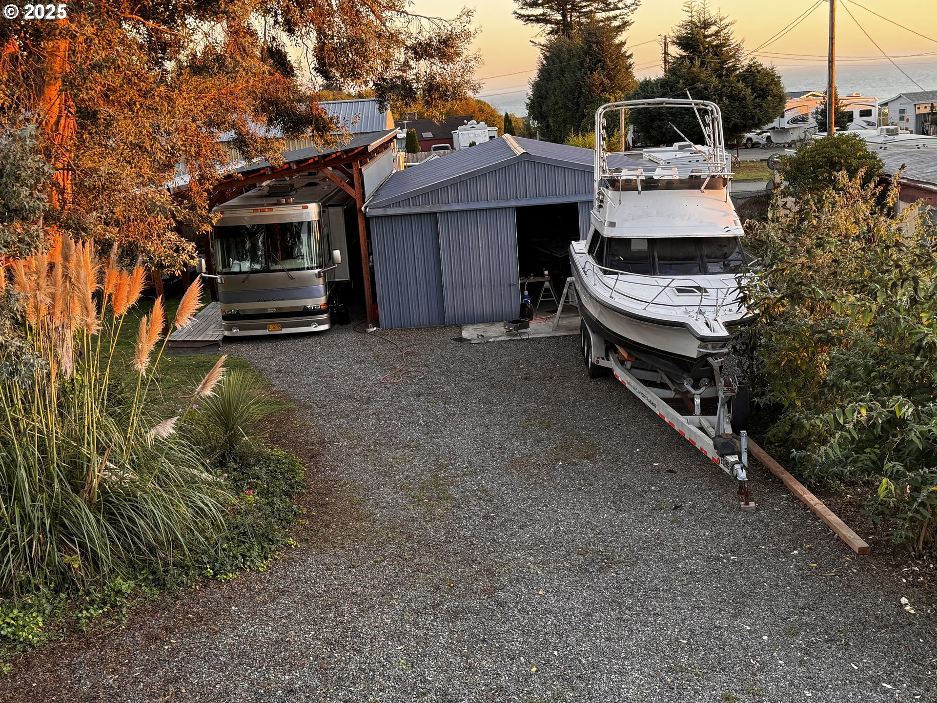 97818 Hanscam Lane Brookings, OR 97415 - Photo 26 of 44 a view of a house with a yard