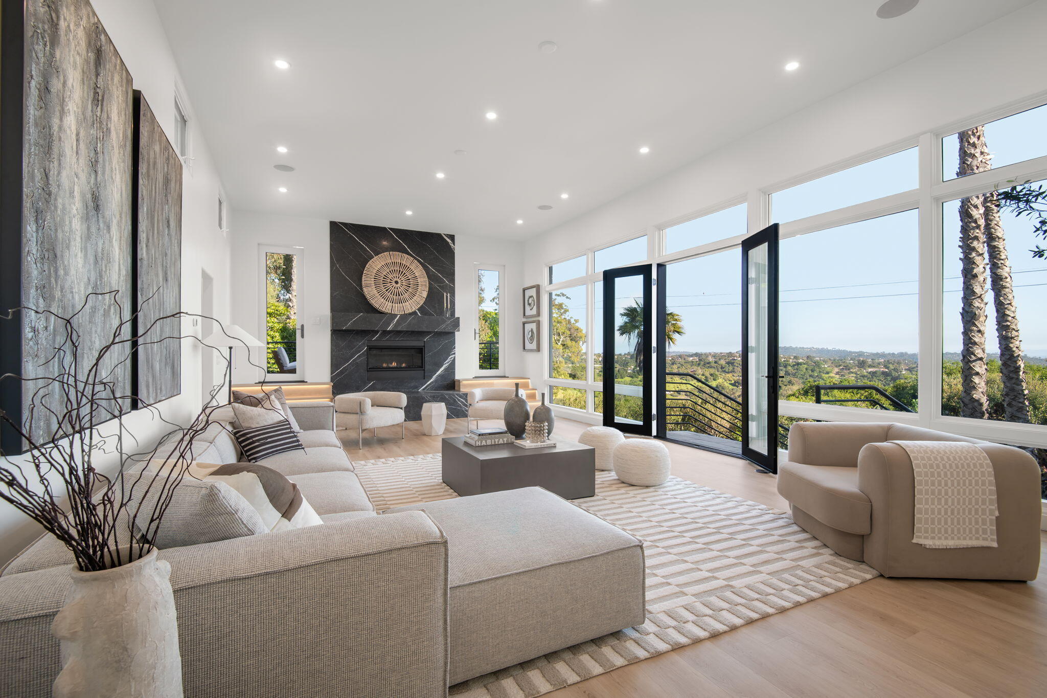 1460 Twinridge Road Santa Barbara, CA 93111 - Photo 3 of 80 Lower living room - 1460 Twinridge Rd