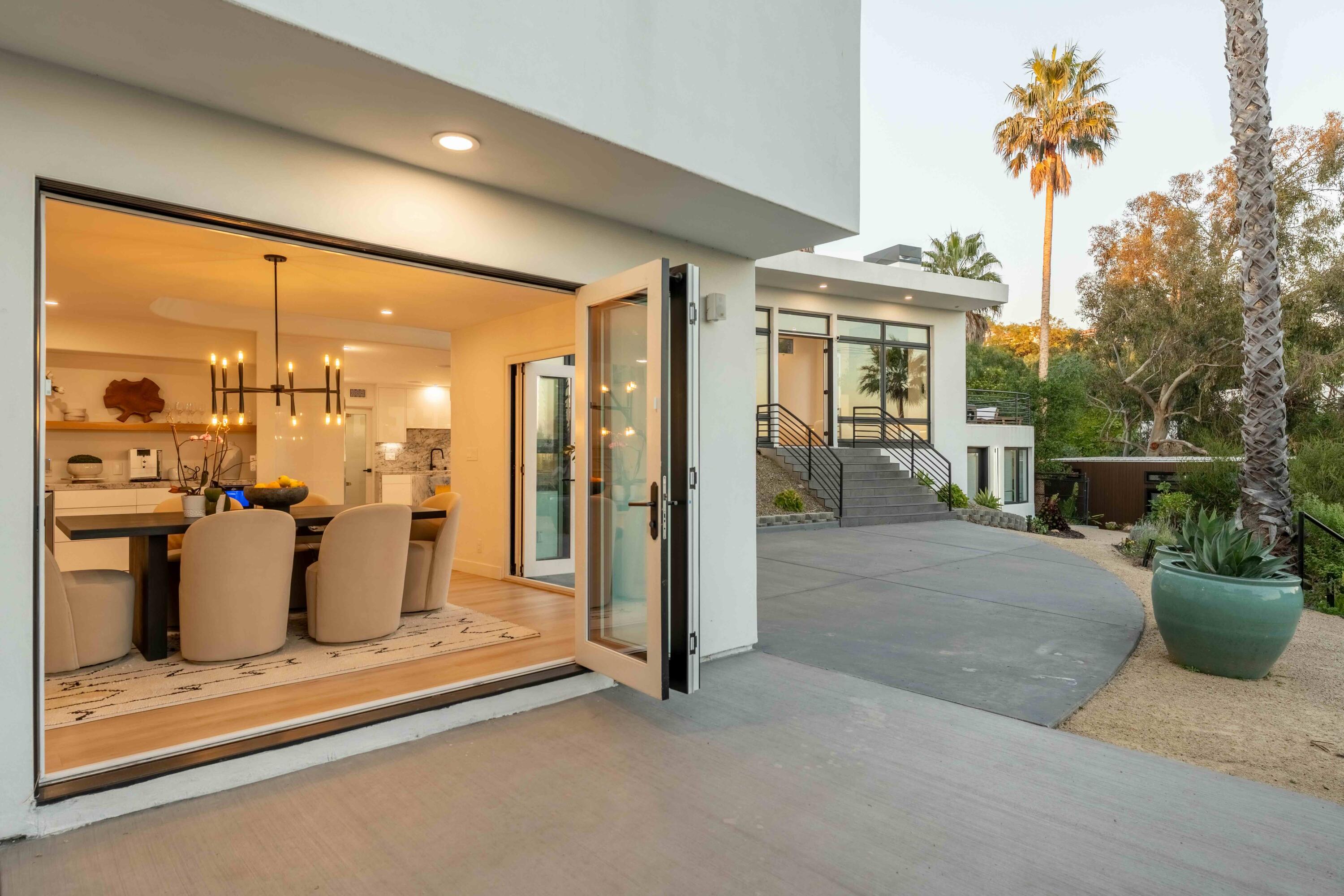 1460 Twinridge Road Santa Barbara, CA 93111 - Photo 31 of 80 Twilight dining & patios-1460 Twinridge