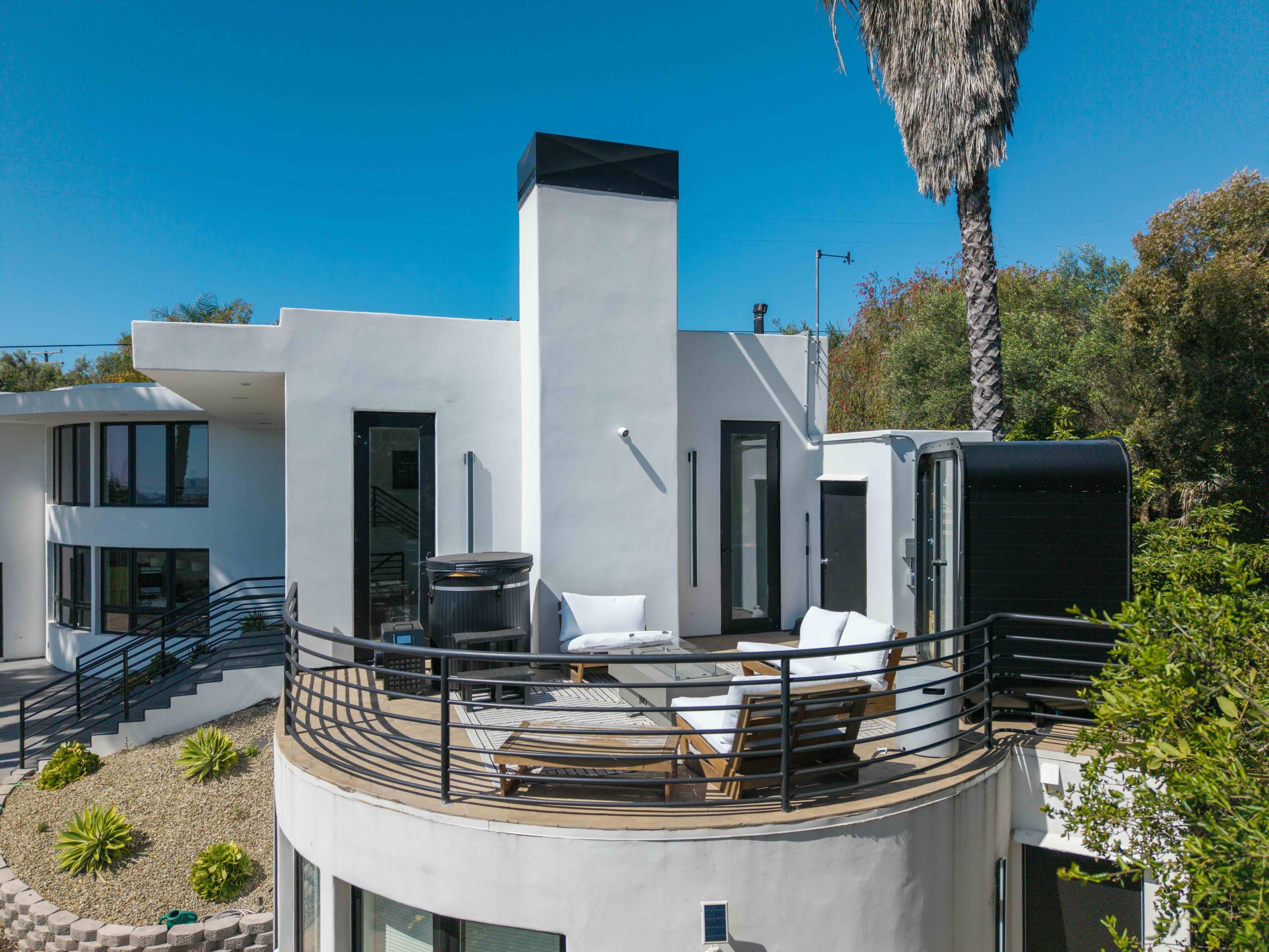 1460 Twinridge Road Santa Barbara, CA 93111 - Photo 62 of 80 Aerial side patio - 1460 Twinridge Rd