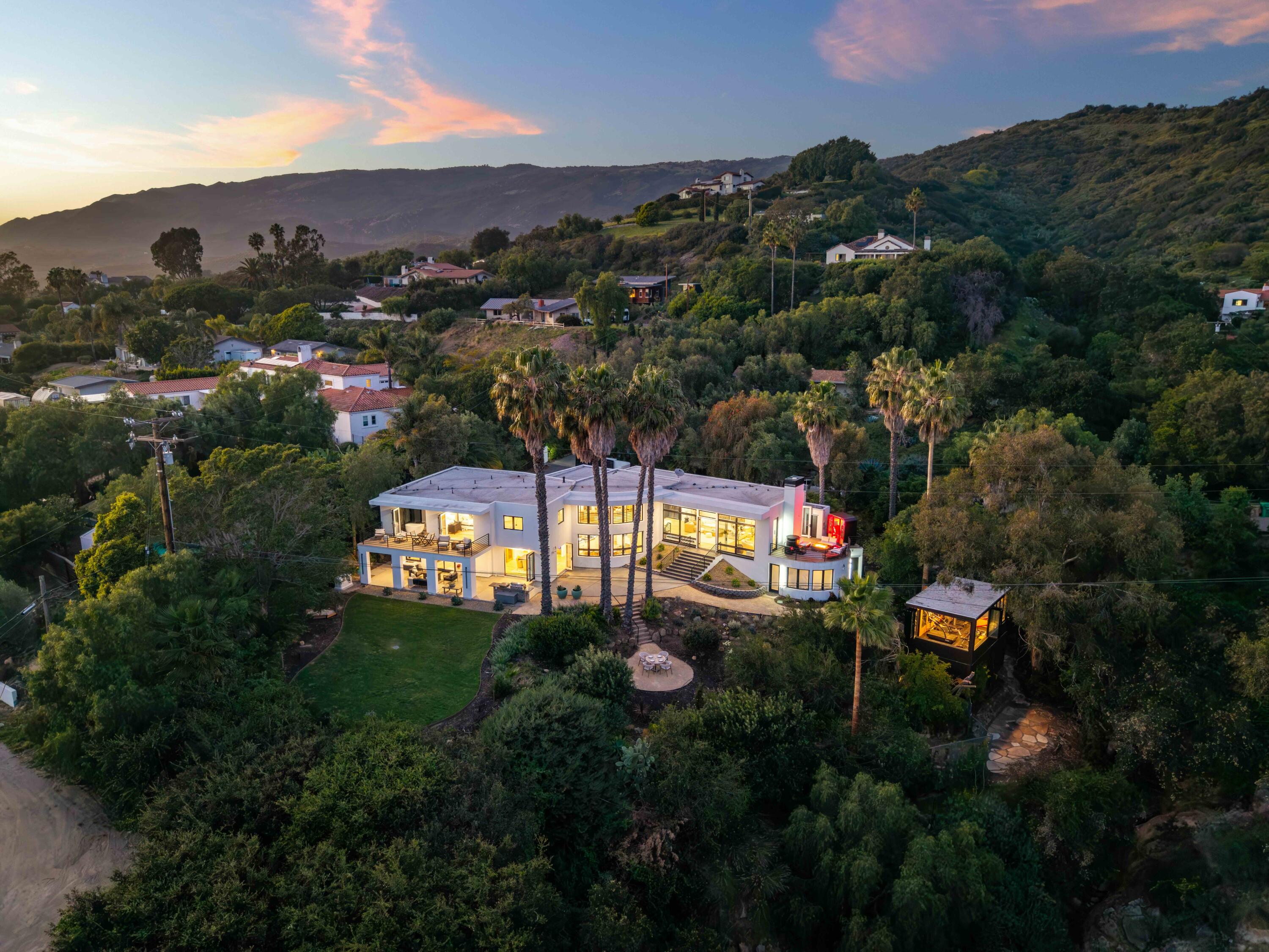 1460 Twinridge Road Santa Barbara, CA 93111 - Photo 69 of 80 Twilight back & mountains V2 - 1460