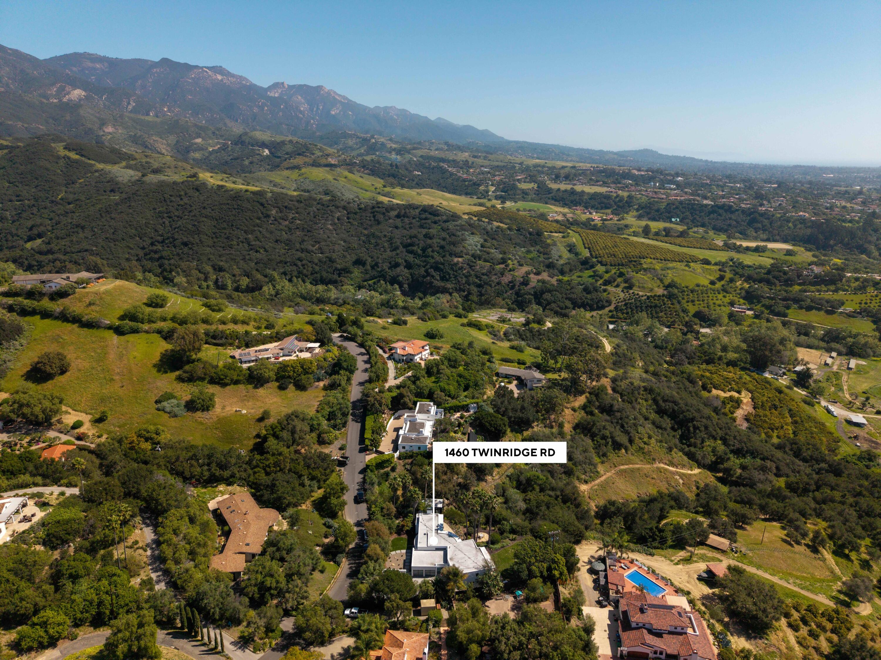 1460 Twinridge Road Santa Barbara, CA 93111 - Photo 73 of 80 Aerial east marker - 1460 Twinridge Rd