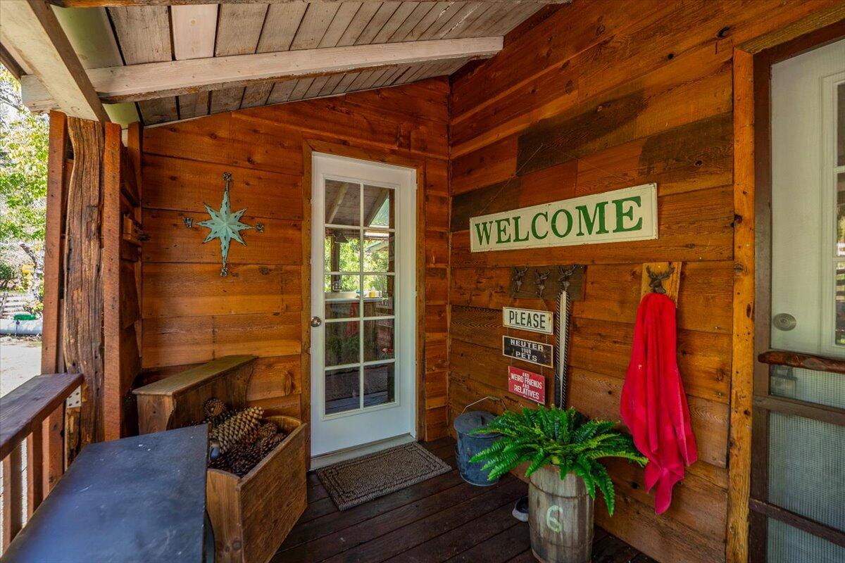 6057 Wilson Hill Road Manton, CA 96059 - Photo 24 of 63 Entrance to screened room off porch