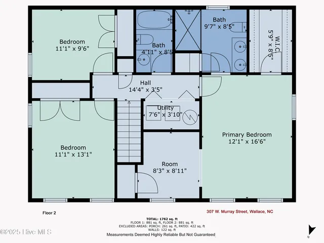 $347,000 | 307 West Murray Street, Wallace, NC 28466