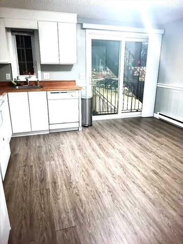 en view interior of the house and wooden floor