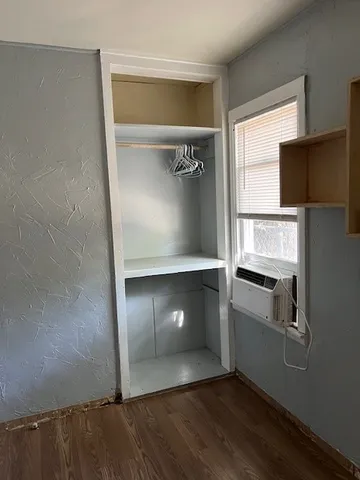 a close view of washer and dryer