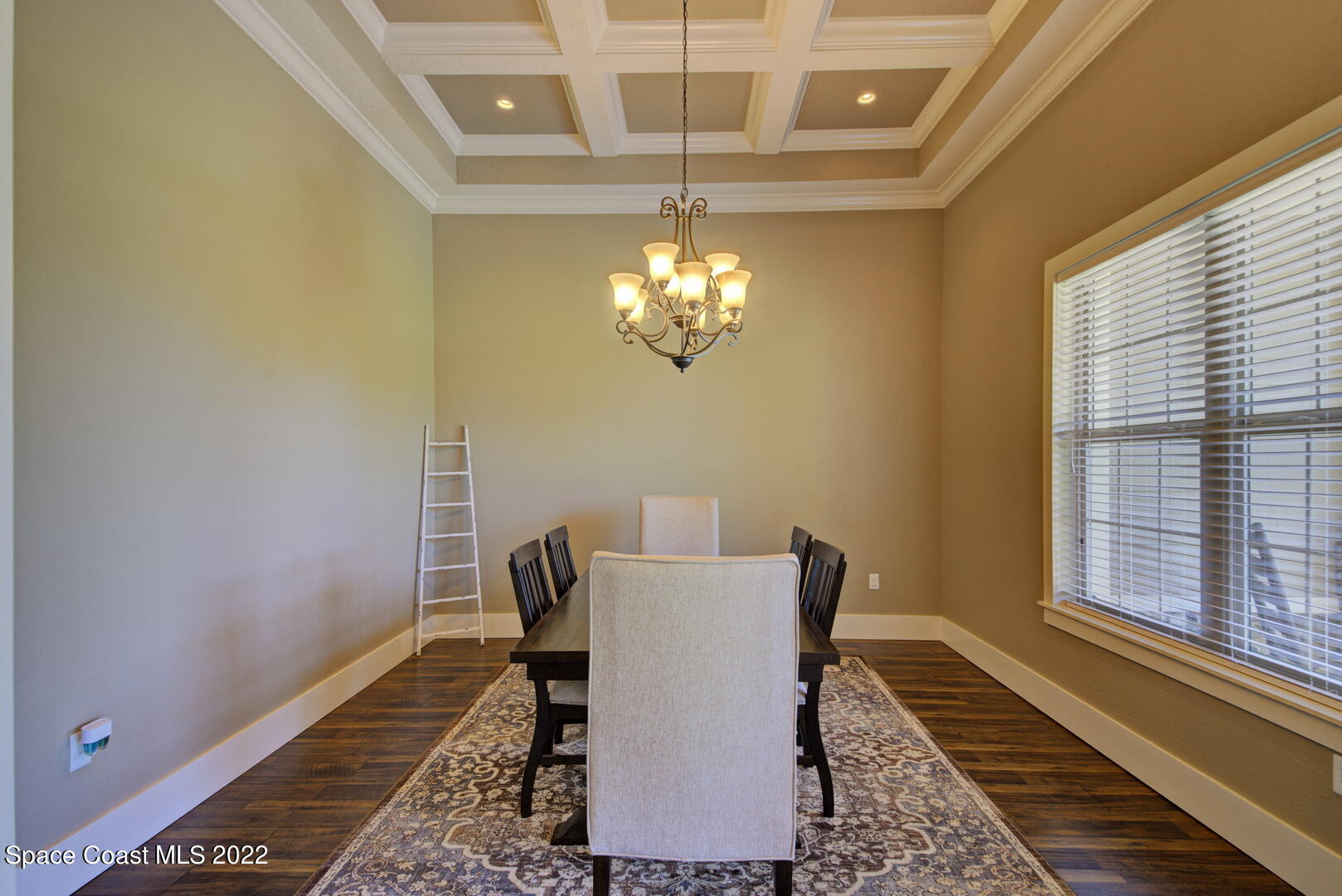 3500 Aurantia Road Mims, FL 32754 - Photo 19 of 55 Dining Room with Coffed Ceiling