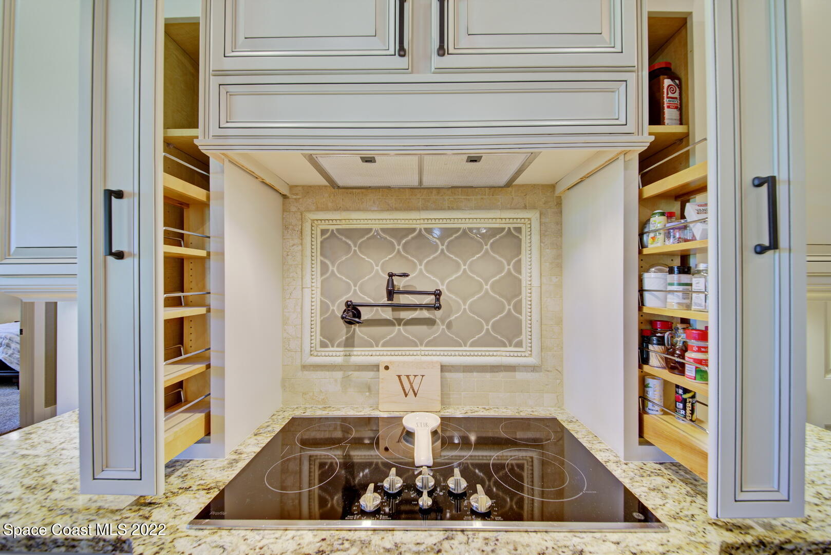 3500 Aurantia Road Mims, FL 32754 - Photo 8 of 55 Custom Kitchen Cabinets with Spice Drawe