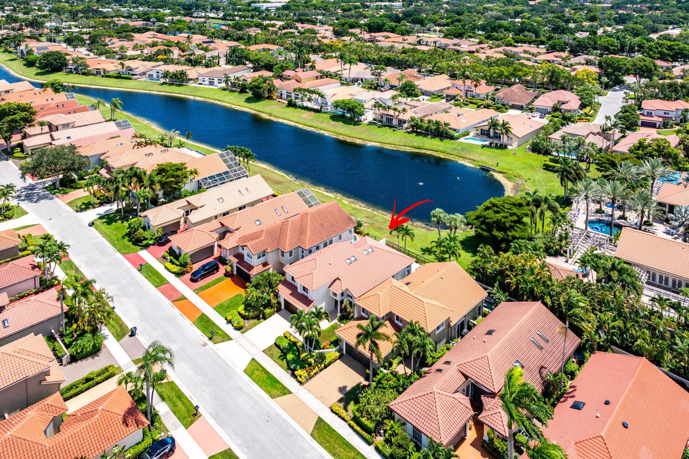 6334 Northwest 24th Street Boca Raton, FL 33434 - Photo 38 of 56 an aerial view of residential houses with outdoor space