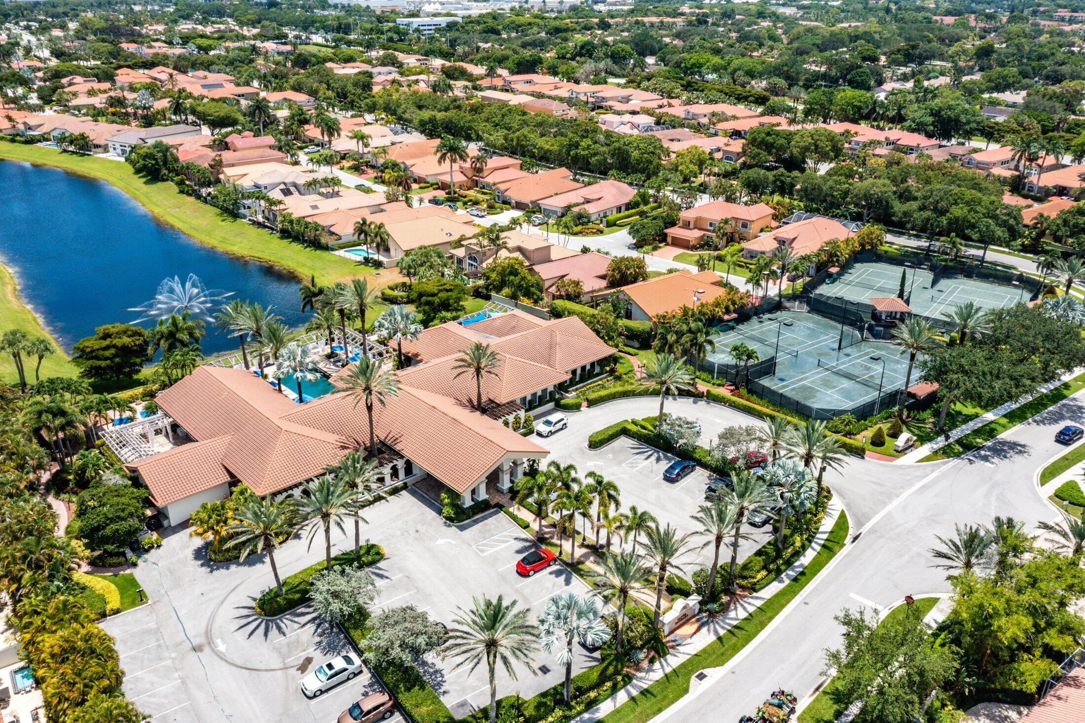 6334 Northwest 24th Street Boca Raton, FL 33434 - Photo 41 of 56 an aerial view of residential houses with outdoor space
