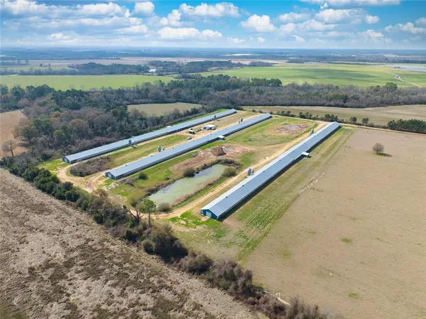 a aerial view of a house