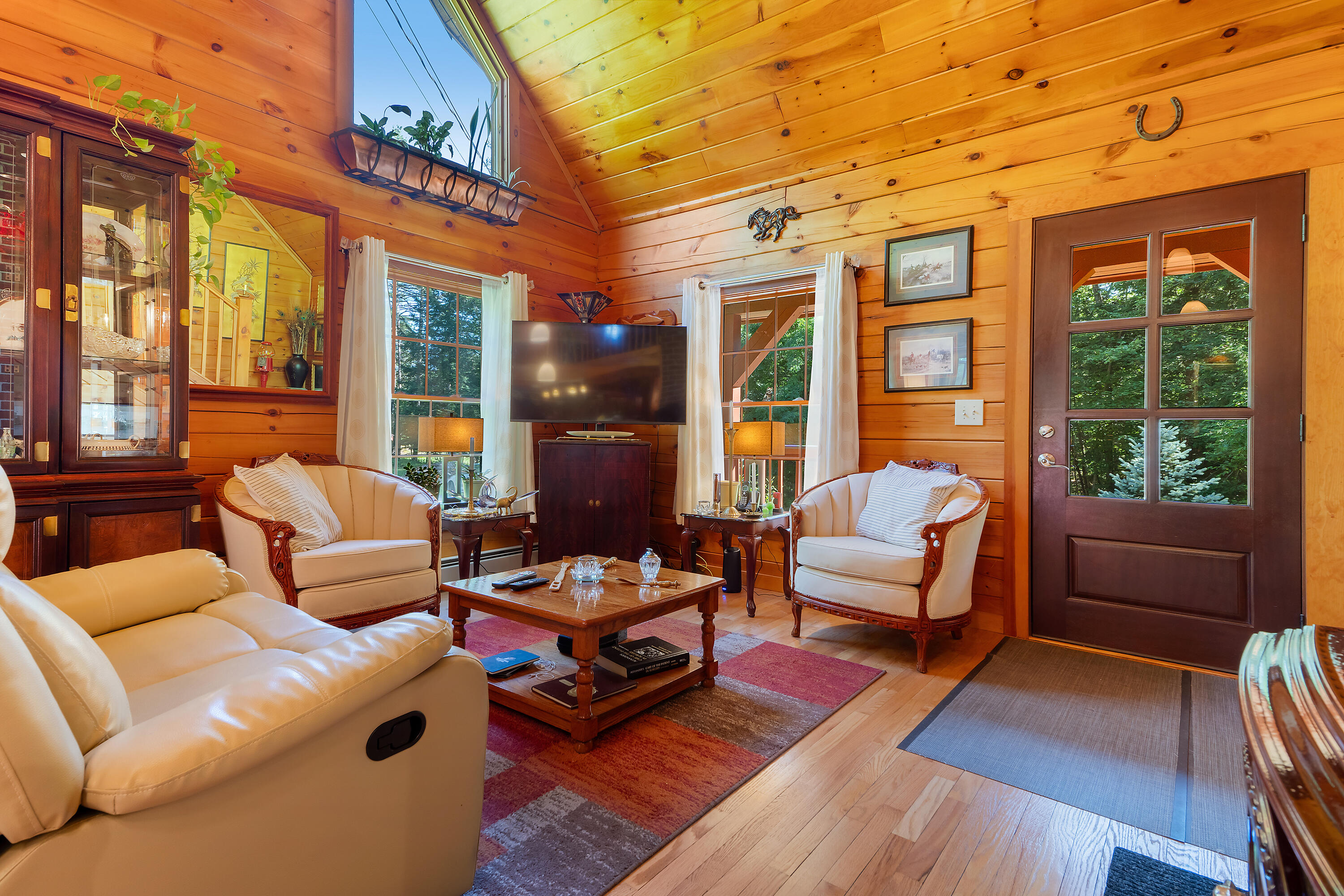 704 River Road Leeds, ME 04263 - Photo 3 of 56 Livingroom with cathedral ceilings