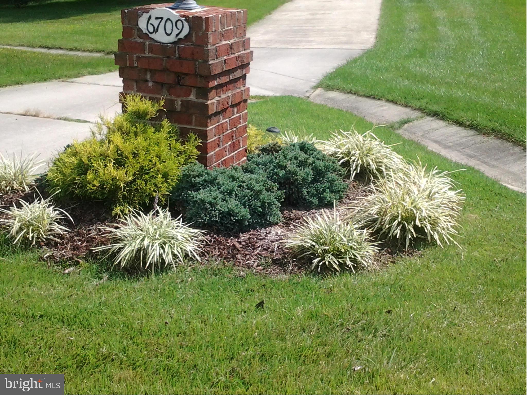 6709 Burch Hill Road Brandywine, MD 20613 - Photo 3 of 25 Brick Pillared Entrance
