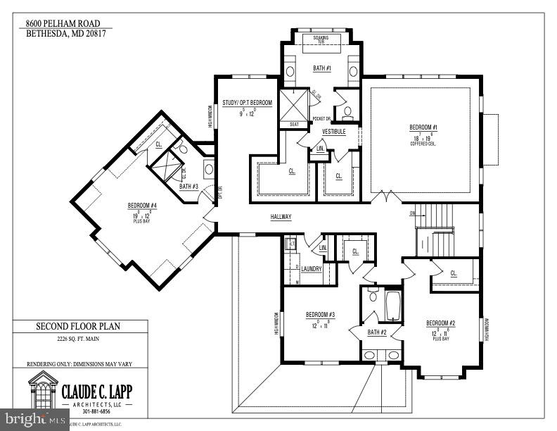 8600 Pelham Road Bethesda, MD 20817 - Photo 25 of 26 Upper Level Floor Plan
