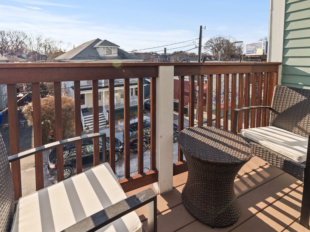 2 Boylston Street, Unit 4 Boston, MA 02130 - Photo 25 of 30 a view of a balcony with wooden floor
