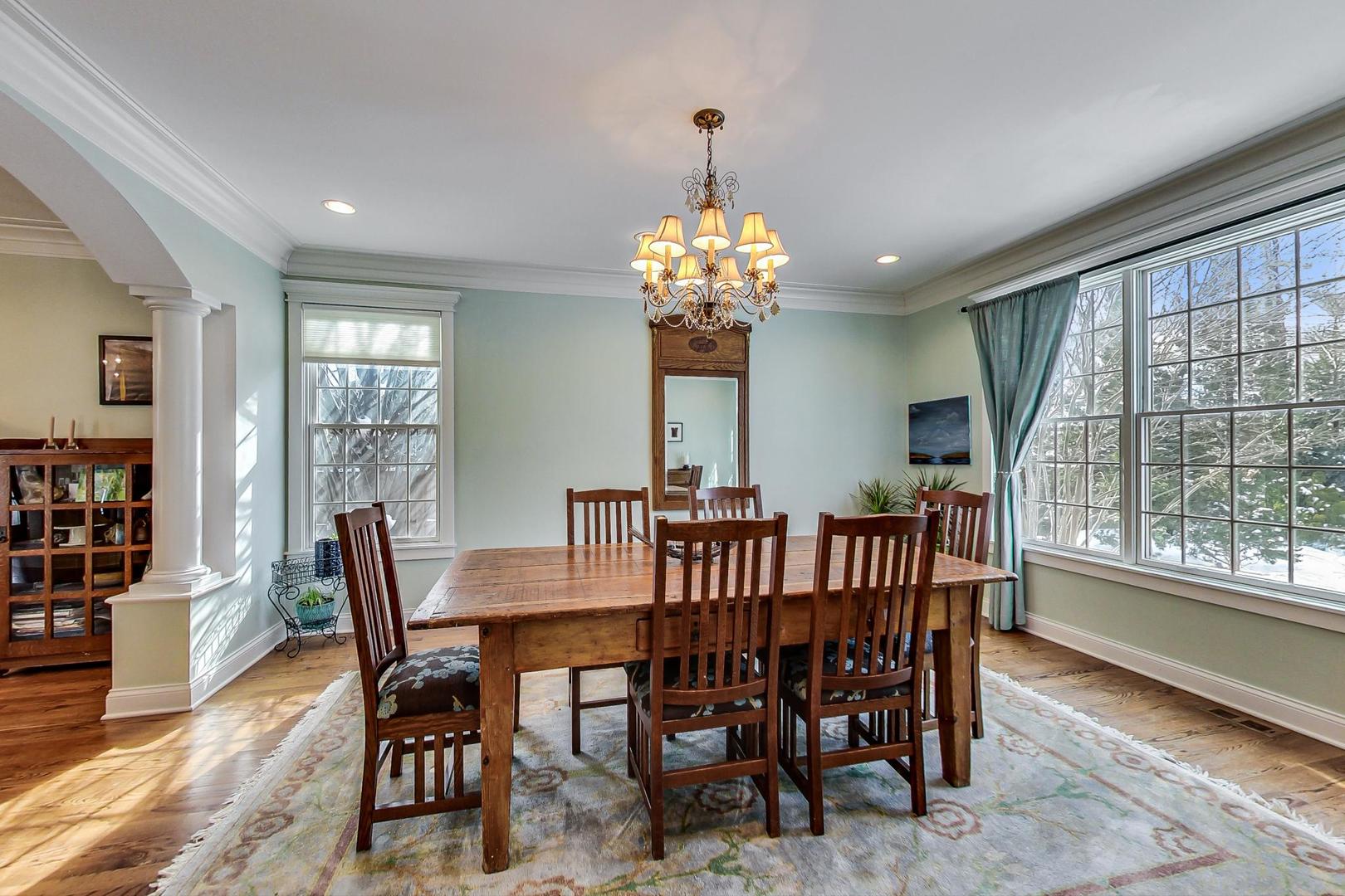 819 Redbud Lane Wilmette, IL 60091 - Photo 11 of 70 a view of a dining room with furniture window and outside view