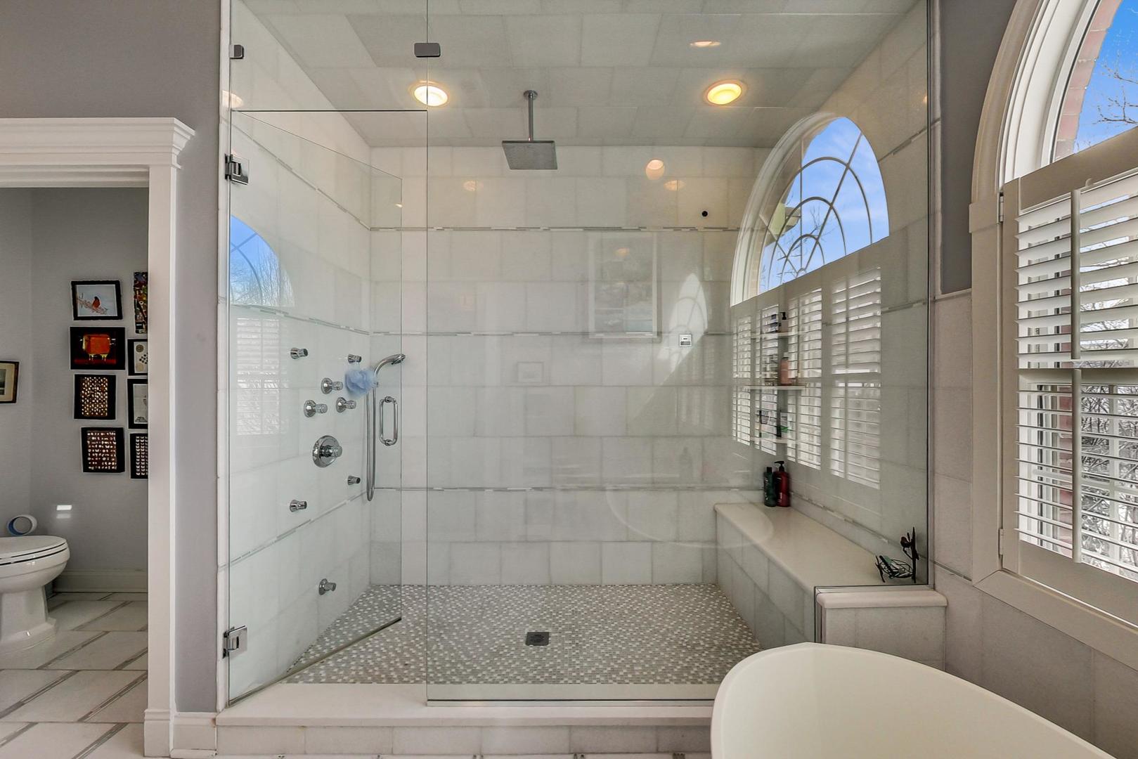 819 Redbud Lane Wilmette, IL 60091 - Photo 34 of 70 a bathroom with a toilet sink and shower