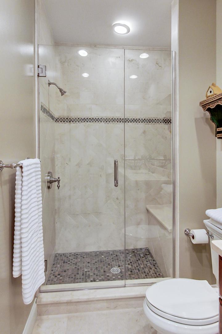 819 Redbud Lane Wilmette, IL 60091 - Photo 65 of 70 a bathroom with a shower and a toilet