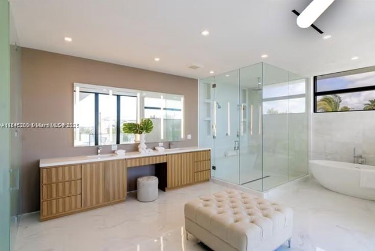 1248 Northeast 89th Street Miami, FL 33138 - Photo 41 of 66 a bathroom with a tub sink shower and mirror