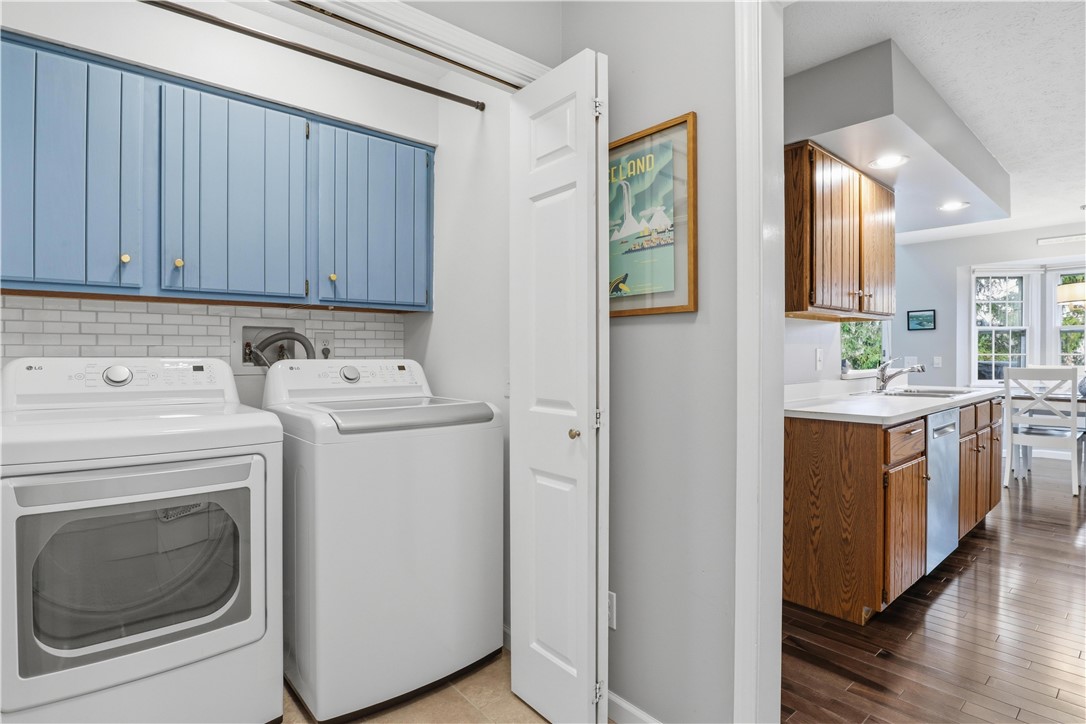 56 Cove Road Canandaigua City, NY 14424 - Photo 13 of 47 First floor laundry with washer and dryer included